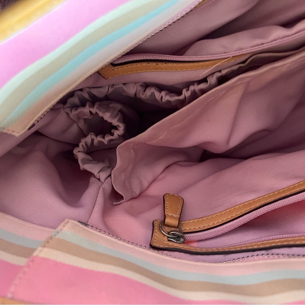 Coach Striped Tote Diaper Bag - Picture 13 of 15